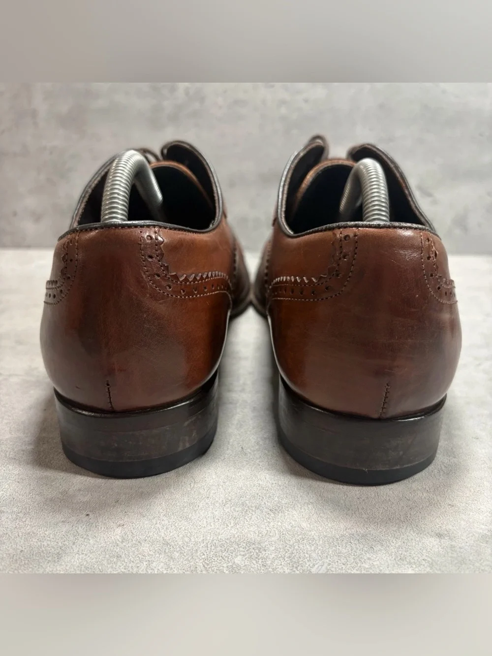 To Boot New York Adam Derrick Brown Cap Toe Oxford Dress Italy Shoes Men’s 8.5